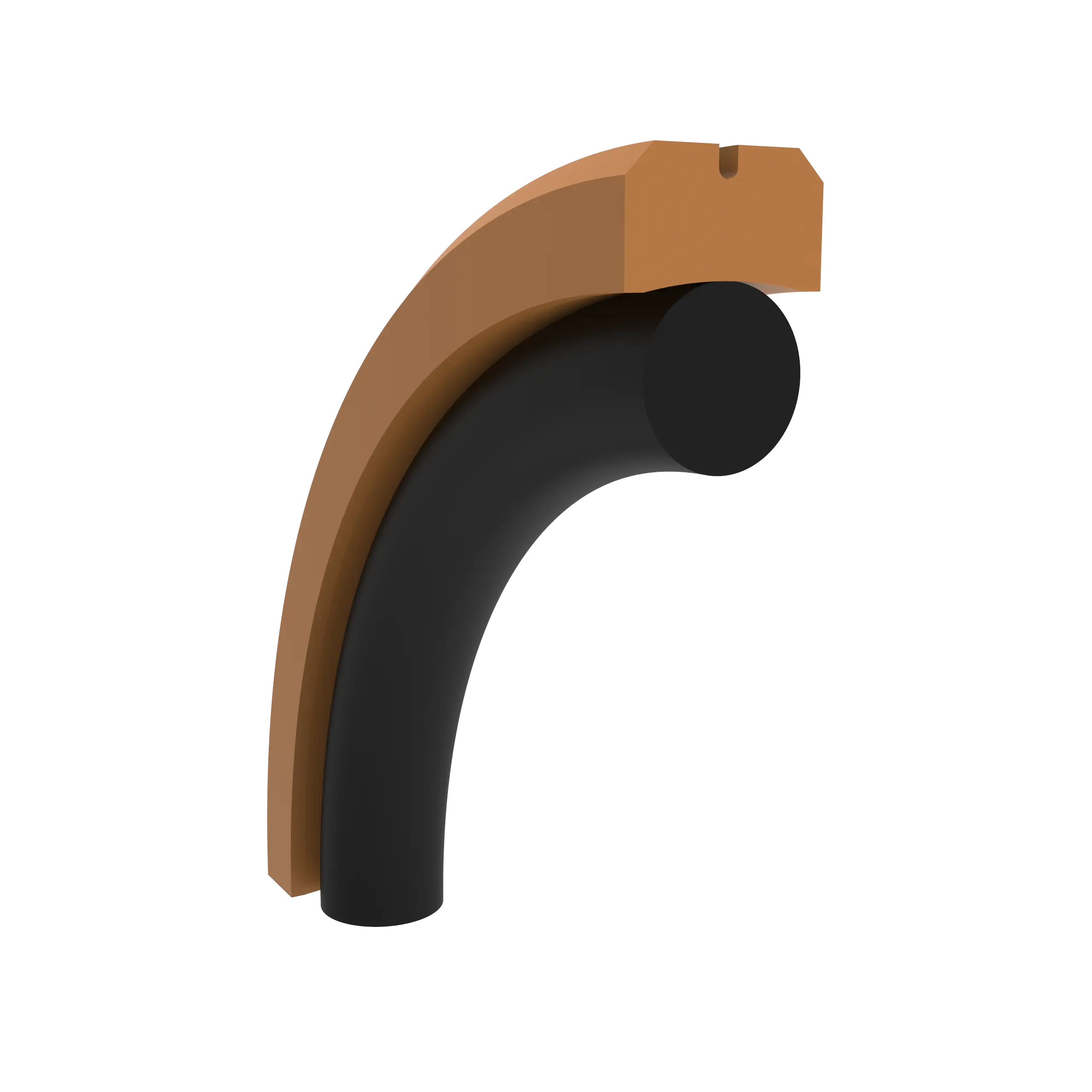 Grey rotary seal profile